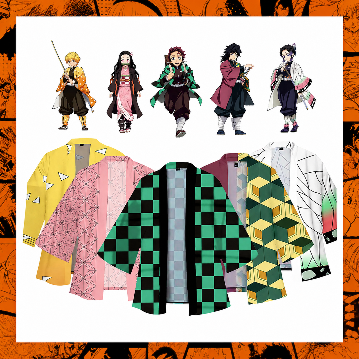 Demon Slayer Kimono - رداء تانجرو