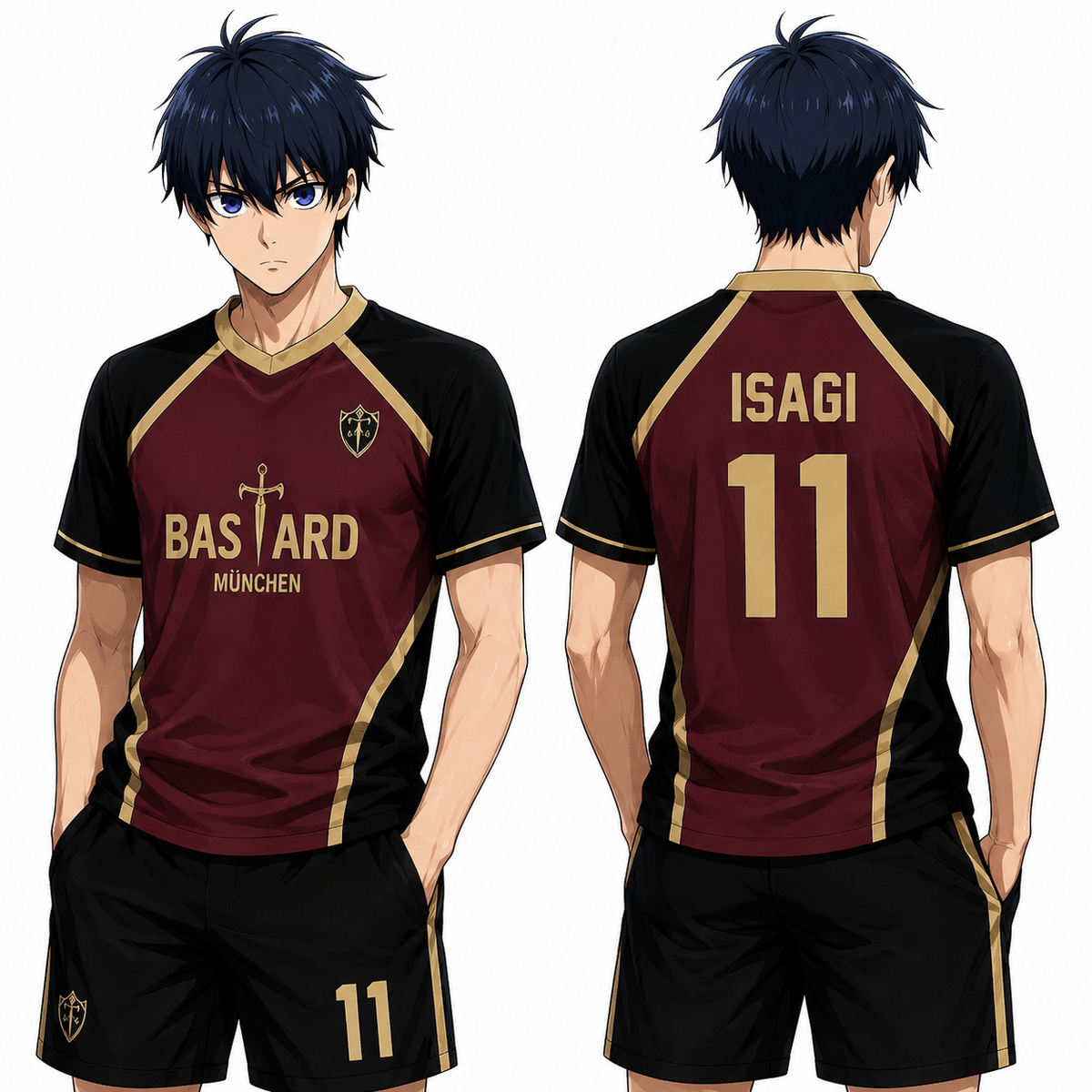 isagi bastard blue lock t-shirt